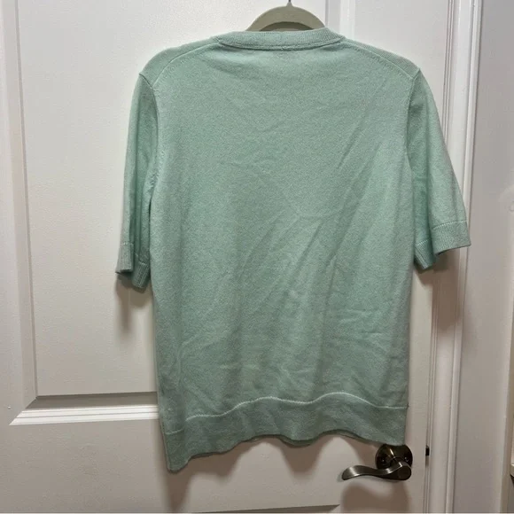 Lafayette 148 New York Women's Cashmere Sweater light green size L - Picture 5 of 6